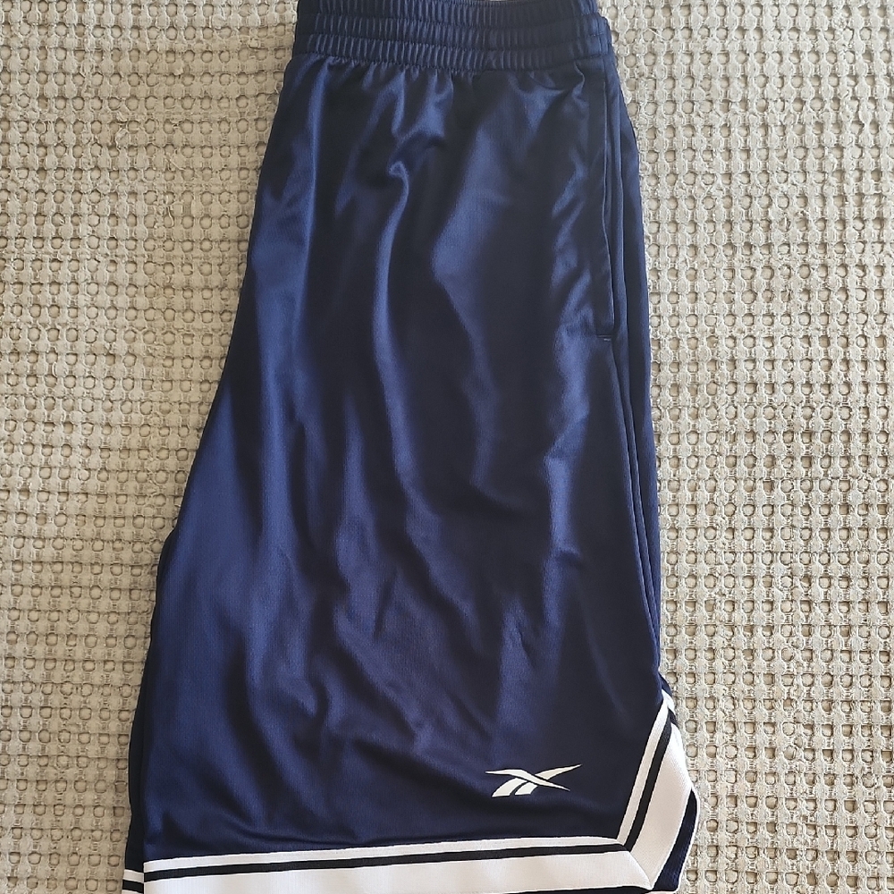 Reebok Navy Athletic Shorts